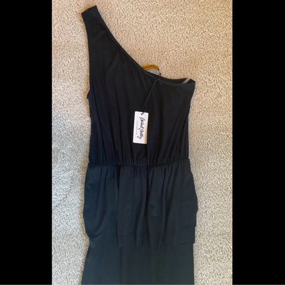 jersey knit tee dress Women's Cotton Jersey T-Shirt Dress with Asymmetrical Hem – RW&CO main image 1
